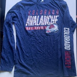 Colorado Avalanche Navy Long Sleeve Shirt